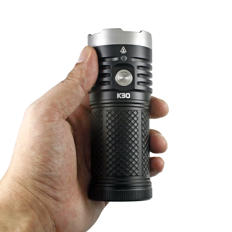 ACEBEAM K30 CREE XHP70.2 светодиодный 5200 люмен 3*18650 Батарея фонарик|Фонарики и