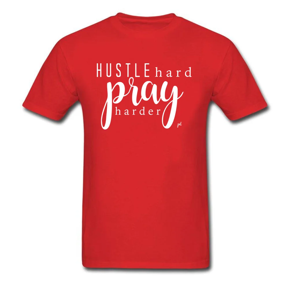 HUSTLE HARD PRAY HARDER Unisex_red