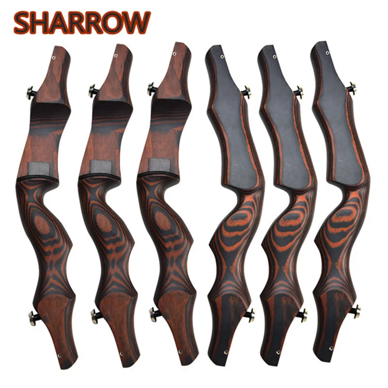 

19" Wooden ILF Archery Bow Riser Handle Takedown American Recurve Bow Handle Right Hand For Outdoor Hunting Shooting Accessories