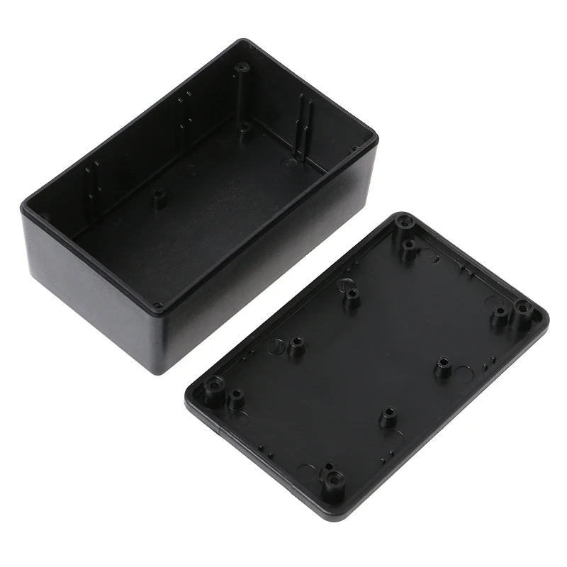 Водонепроницаемый ABS пластик электронный корпус проект коробка чехол черный 105x64x40 мм Электрооборудование