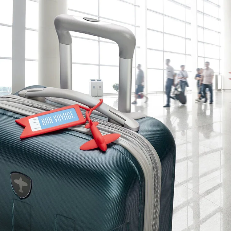 Маленький Sircraft моделирующий багажный ярлык туристические Аксессуары Силикагель чемодан ID Addres держатель багаж интернат портативный ярлык