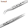 Electronics Industrial Tweezers Anti-static ESD Curved Straight Tip Precision Stainless Steel Forceps SMD Phone Repair Hand Tool ► Photo 1/6