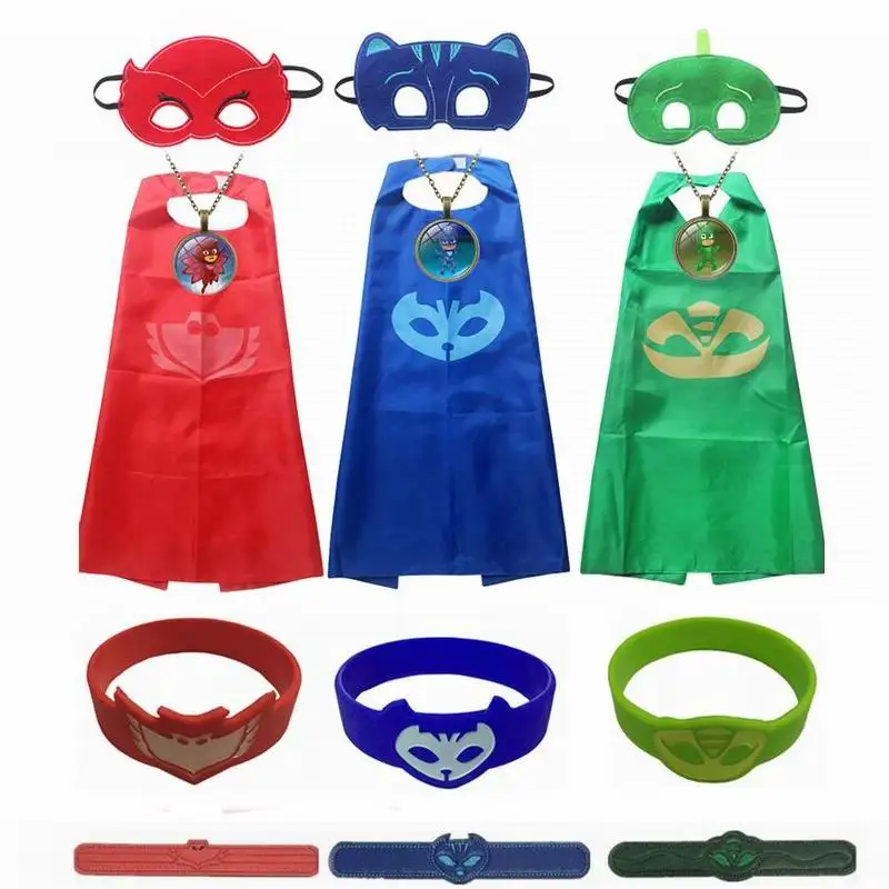Super Hero Cape /& Mask Green /& White Hero Cape Super Hero Mask /& Cape Gekko China