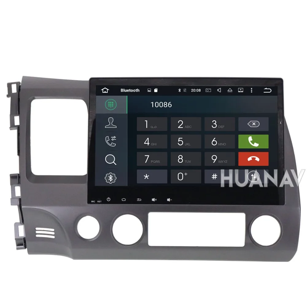 Автомобильный DVD GPS навигатор для Honda Civic 2007 2011 2 din радио Мультимедиа Стерео 10 1
