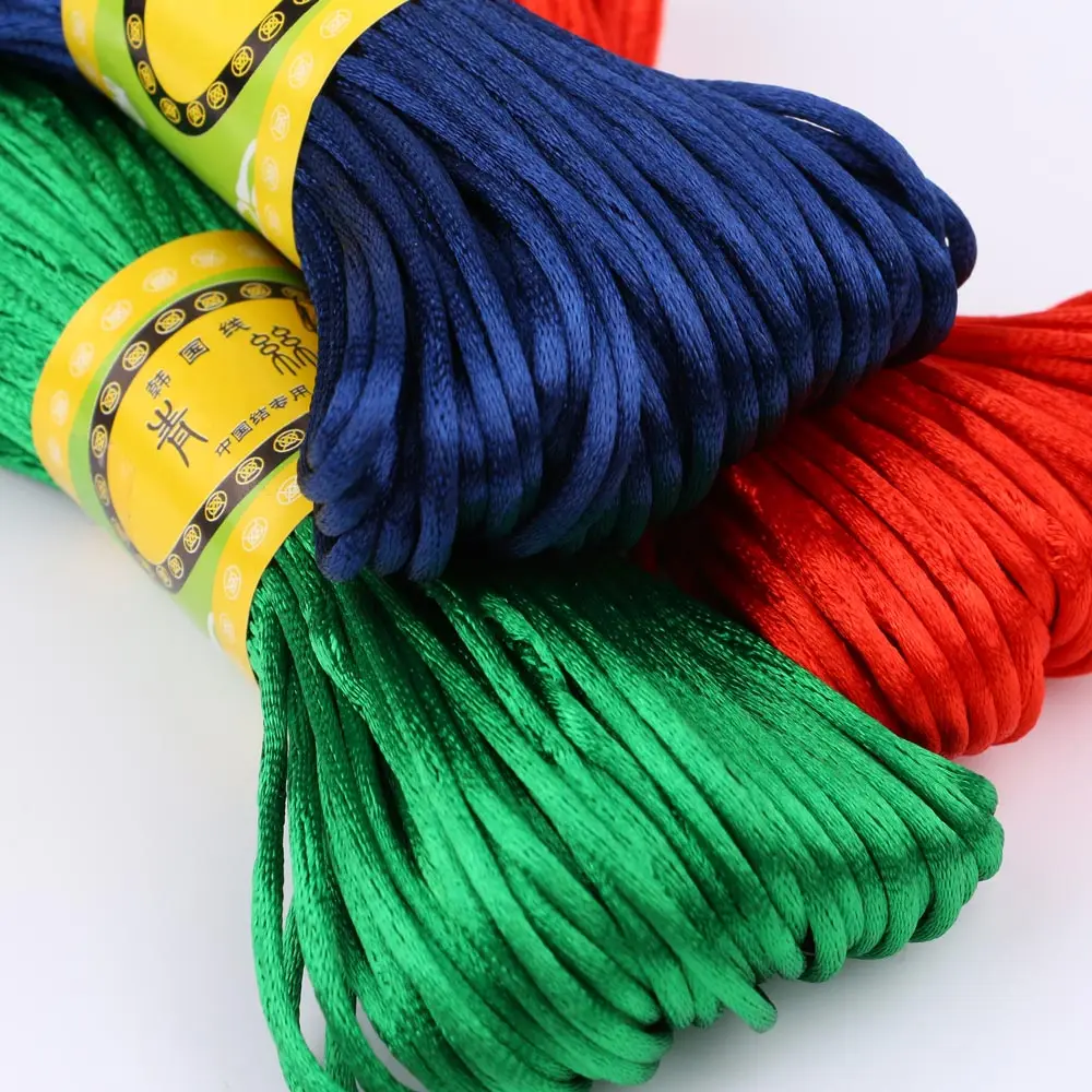 TYRY. HU 20 м/комплект мягкий нейлоновый шнур сплошной канат для изготовления ювелирных изделий браслет ожерелье детская соска цепь аксессуары многоцветный