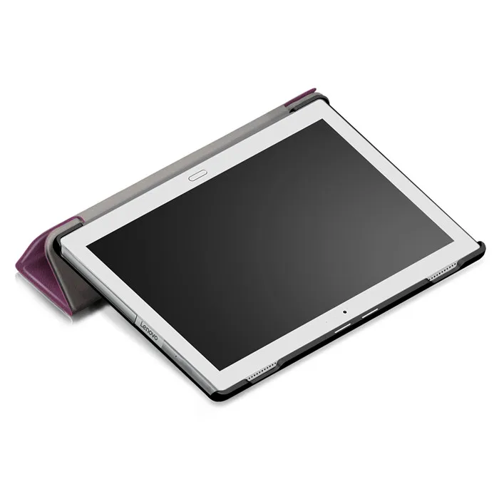 Искусственная кожа Стенд чехол для lenovo TAB4 Tab 4 10 плюс TB-X704 TB-X704F TB-X704N TB-X704L 10,1 "Tablet + 2 шт. Экран протектор