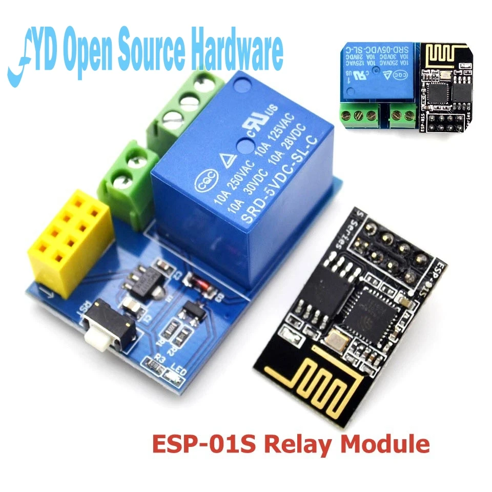 

5set ESP8266 5V WiFi relay module Things smart home remote control switch phone APP ESP-01