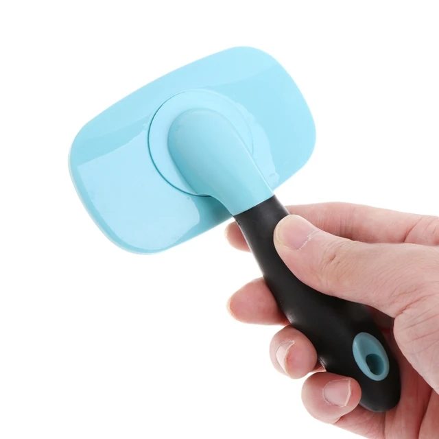 Handle Shedding Hair Brush Pin Fur Grooming Trimmer Comb Tool For Pet Dog Cat 2