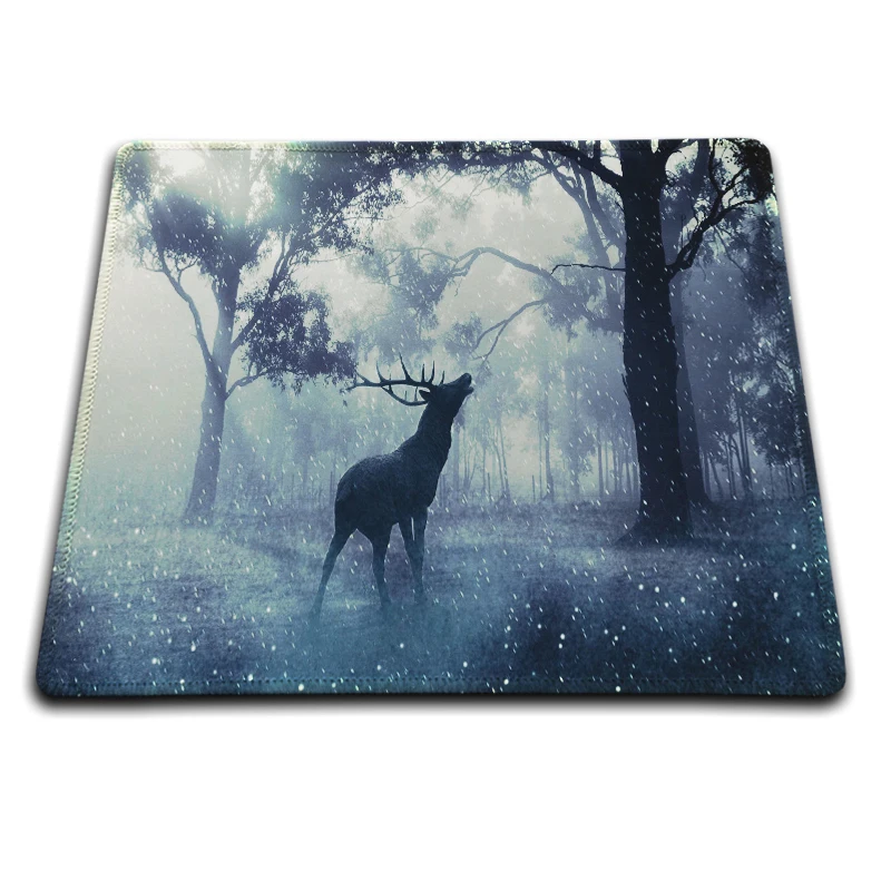 

MaiYaCa Deer New Size Mouse Pad Non-Skid Rubber Pad 18*22cm and 25*29cm and Lock and No Lock Mouse Pad