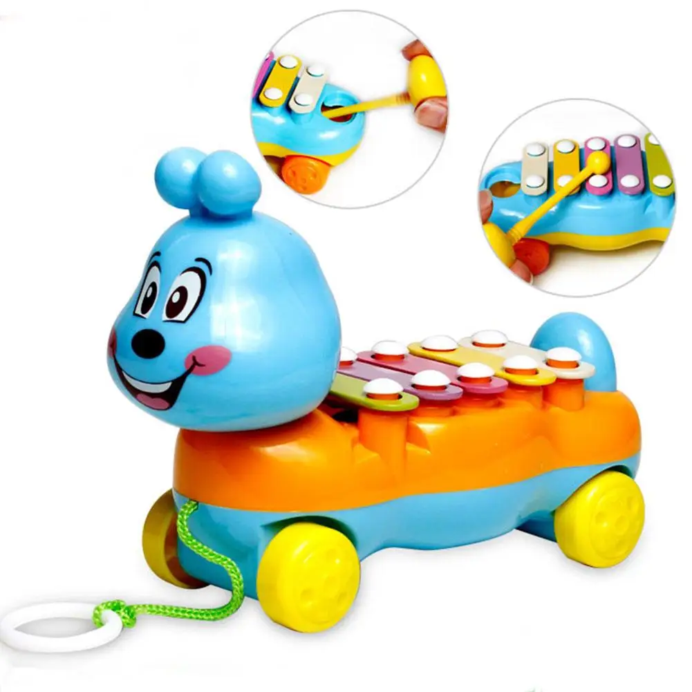 2016 Popular 5 Note Xylophone Musical font b Toys b font Wisdom Development Penguin Improve font