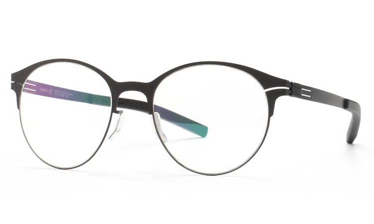 WEARKAPER новые женские очки круглые очки Сверхлегкая рама тонкие мужские корректирующие очки при близорукости рамка