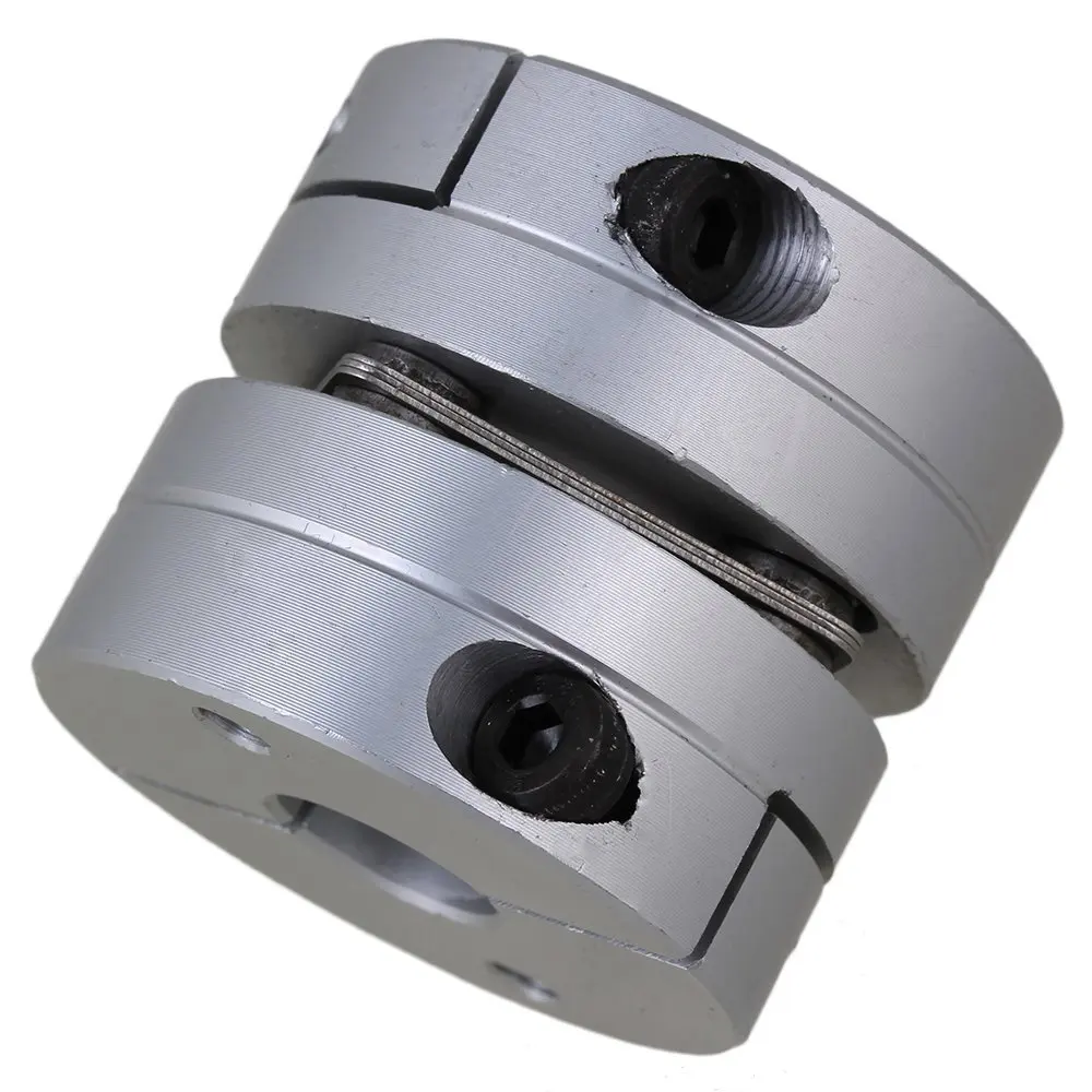 Fevas 34 x 32mm Silver Aluminum Alloy Single Diaphragm Flexible Motor Shaft Coupling for Servo System Fevas 34 x 32mm Silver Aluminum Alloy Single Diaphragm Flexible Motor Shaft Coupling for Servo System