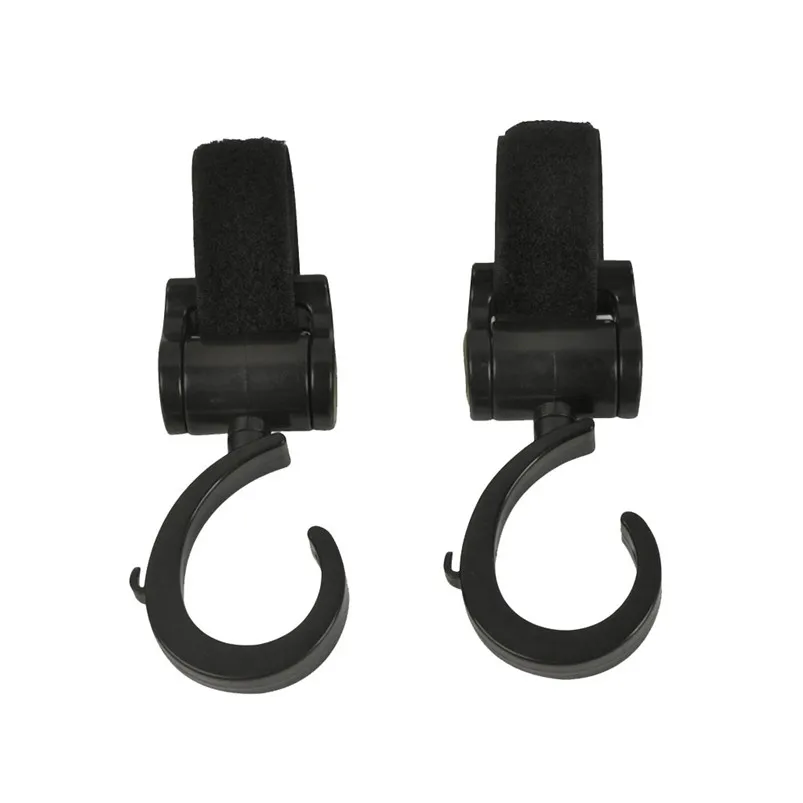 2 Pcs of Multi Purpose Stroller Hooks Hanger for Baby Diaper Bags Purse Great Accessory Home Decor Cocina 30FY252
