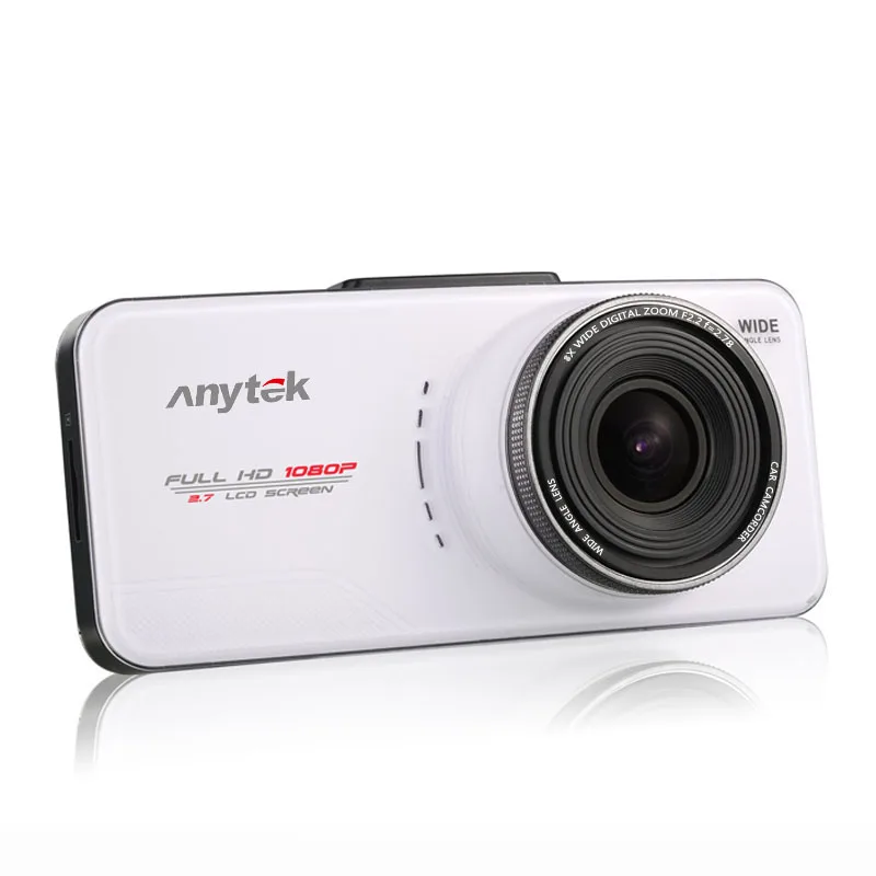 Автомобильный видеорегистратор Anytek At66A 1920x1080P FHD камера Novatek 96650 Dash Cam Регистратор Видео рекордер РЕГИСТРАТОР gps трекер WDR - Название цвета: white dvr