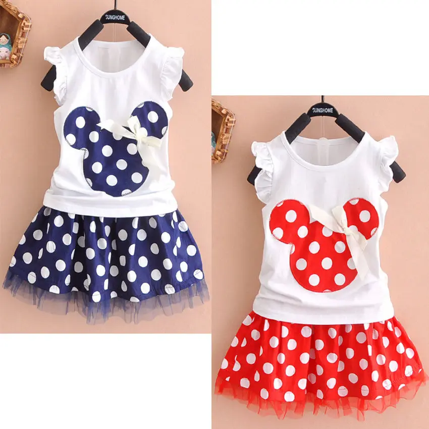 

0-4Y Baby Kid Girls Princess Clothes Cartoon Party Mini Dress