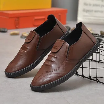

Beanie Shoes Men Korean Version of the New Versatile Spring Casual Shoes Convenient Slip-on soft and comfortable Tide Shoes Male