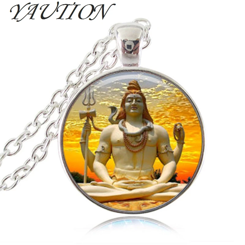 Lord Shiva Necklace Hindu God Buddha Necklace Handmade Buddhist Jewelry