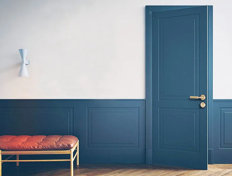  1Set European Brass Knurled/Textured Door Lock Set Interior Silent Door Lock Living Room/Bedroom/Ba - 33052387201