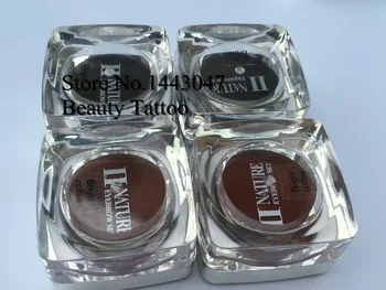 

Freeshipping PCD 5ML 2Pcs Bright Coffee Colors 2Pcs Brown Colors Permanent Makeup 3D Microblading Tattoo Micropigment Supply