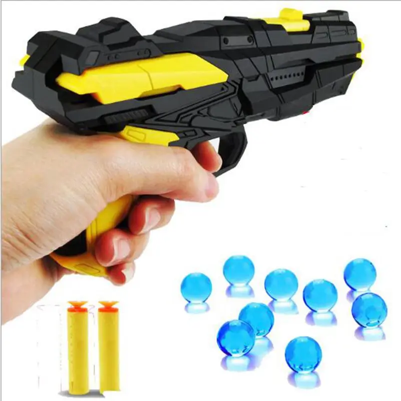 

Kids EVA bullets toy gun ,creative water bombs, soft bullet, dual-use,for children ,color random send