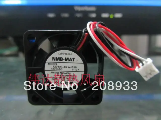 

For Original NMB-MAT 3010 1204KL-04W-B59 12V 0.12A Yaskawa inverter fan