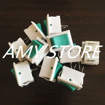 

20Pcs KCD1 AC 250V 5A 8A 2Pin SPST Power ON/OFF Panel Rocker Switch Green