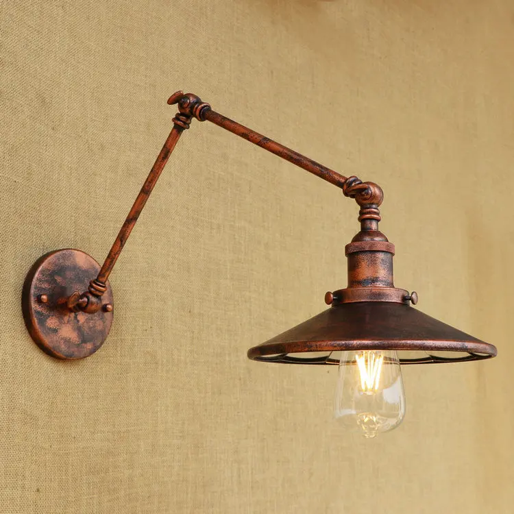 

Adjustable Swing Long Arm Vintage Wall Lamp Wandlampen LED Stair Light Edison Style Loft Industrial Wall Sconce Applique Murale