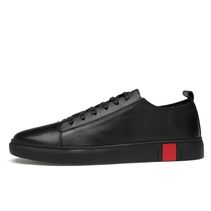 black leather sneakers (2)