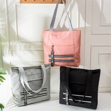 Women's canvas shoulder bag new Korean version of the large-capacity shoulder bag package art simple college versatile handbag Women's canvas shoulder bag new Korean version of the large-capacity shoulder bag package art simple college versatile handbag