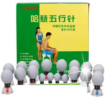 

Classic HACI Magnetic Acupressure Suction Cupping Set-18 Cups Body Magnetic Therapy Vacuum Cupping Massager Acupuncture