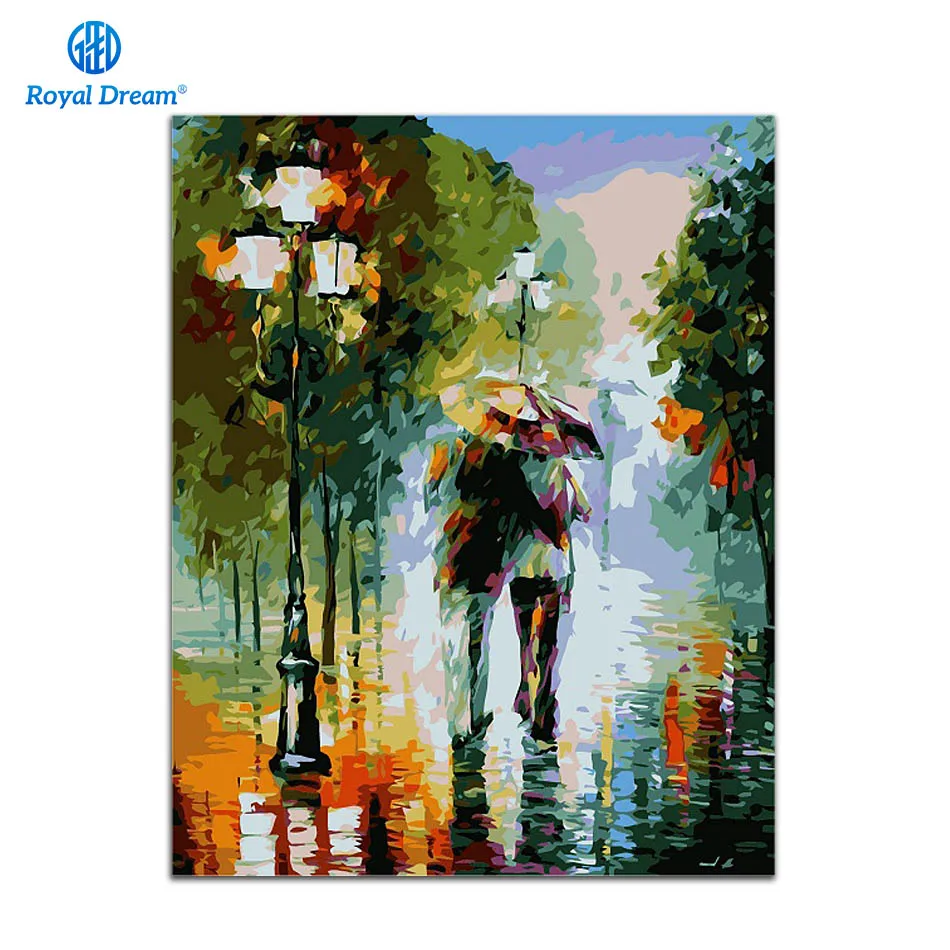 Oil Painting By Numbers for Adults DIY Abstract Digital Picture