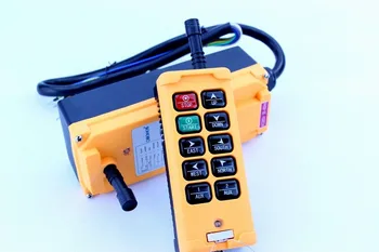 

New Arrivals 6 ChanneIs 1 Speed control 2 motor crane industrial remote control HS-10 wireless transmitter push button switch