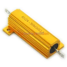 2 шт./лот) 30 Ом 50 Вт проволочный алюминиевый корпус резистор, 50 Вт