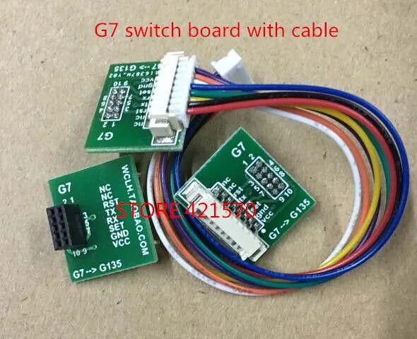 

The G7 switch board with cable for laser sensor PMS7003 PM2.5 particles