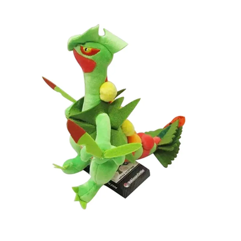 25 см аниме sceptile плюшевые куклы, игрушки из мультфильма мягкие куклы дети подарок коллекция игрушек SA1435