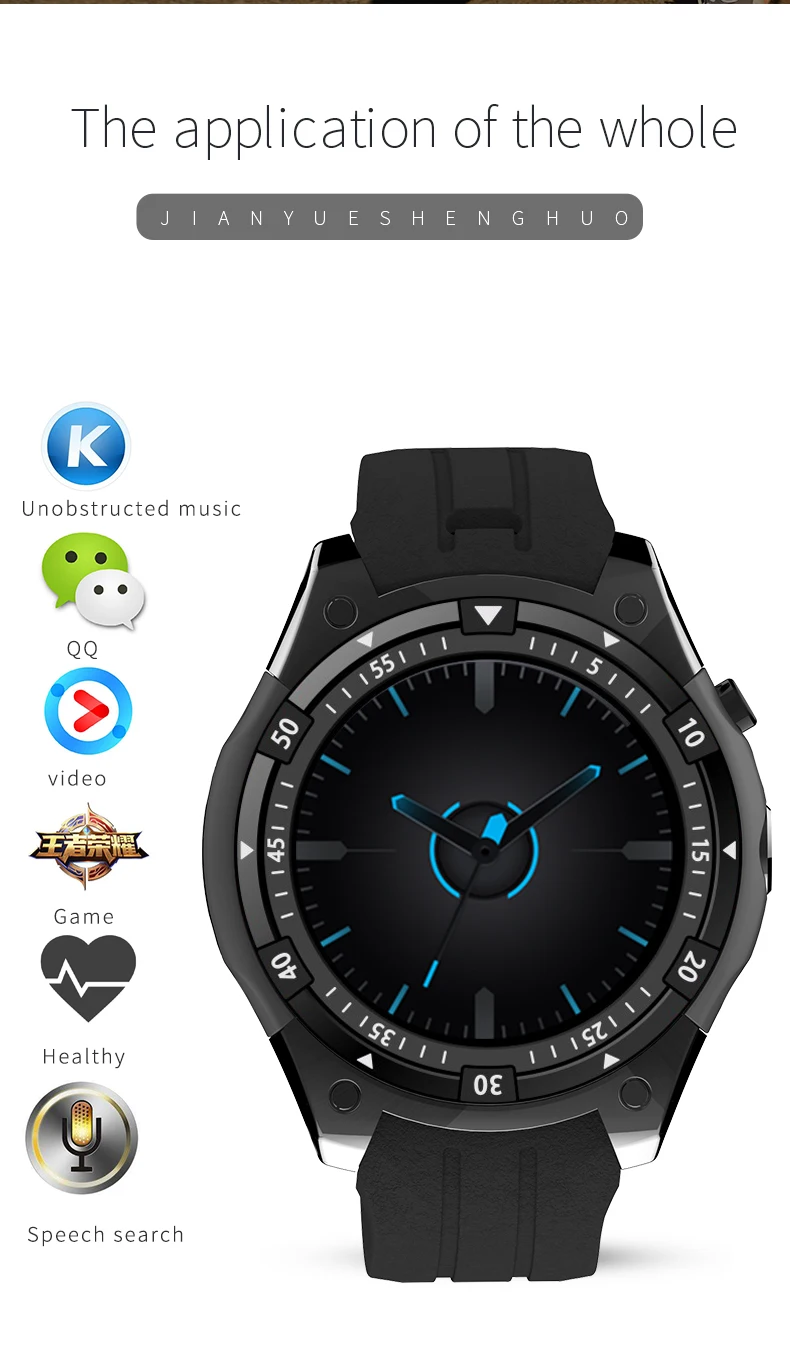 Slimy X100 Смарт-часы ОС Android 5,1 Smartwatch MTK6580 1,3 дюймов 3g наручные часы с SIM gps Wi-Fi 512 МБ/8G PK X200 KW88 KW99