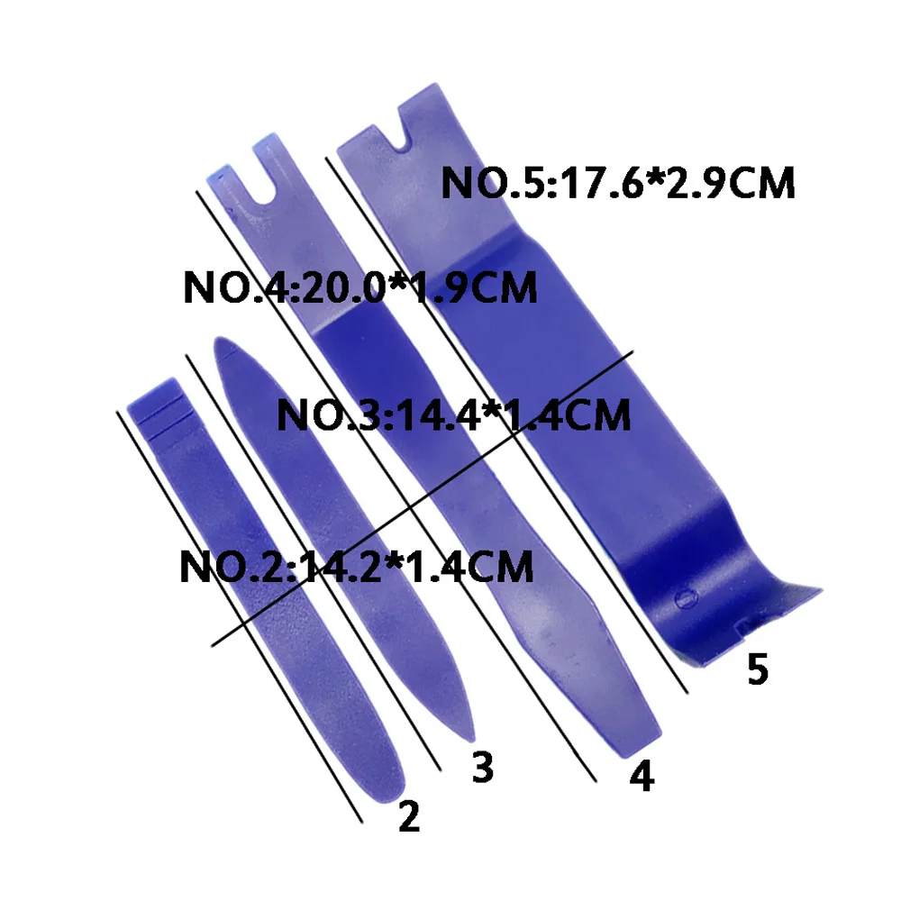 CNIKESIN Инструменты для удаления обивки автомобиля, панель с зажимом для двери, наборы для удаления обивки с крепежом, инструмент для удаления обивки и установки - Название цвета: 4 Piece Set