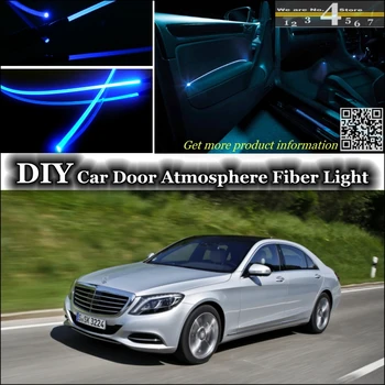 

interior Ambient Light Tuning Atmosphere Fiber Optic Band Lights For Mercedes Benz S MB W126 W140 W220 W221 W222 C217 For Refit