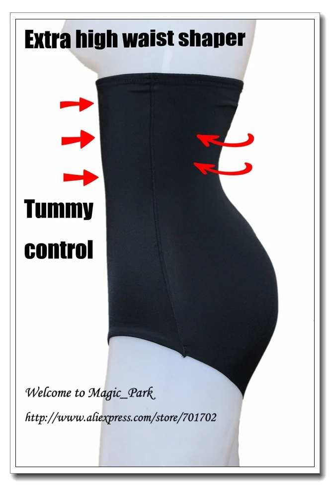 Asian Sz Summer Thin High waist Firm Tummy Control Panties seamless Plus size Body Shaper Shapewear for women Black Panty Shaper|body shaper