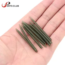 100 шт. 53 мм рыболовные, препятствующие спутыванию трубки соединяются с крюком для ловли карпа рыболовное снаряжение принадлежности для рыбалки