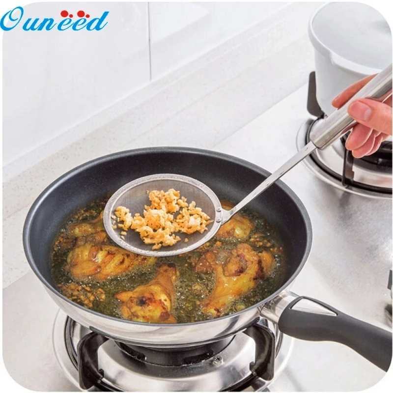Ouneed Happy Home Oil Filter Scoop Kitchen Stainless Steel Mesh Hanging Oil Filter Net Strainer Scoop Spoon 1 Piece цена Ouneed Happy Home Oil Filter Scoop Kitchen Stainless Steel Mesh Hanging Oil Filter Net Strainer Scoop Spoon 1 Piece цены онлайн