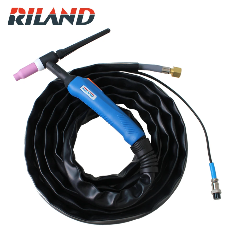 RILAND WP26 TIG Gun TIG26 4 метра аргоновая Сварочная горелка с водяным охлаждением фонарь