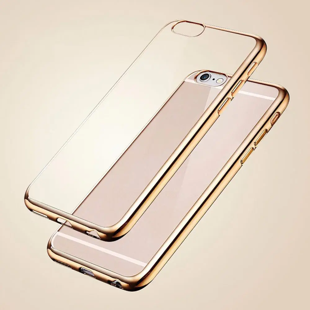 Прозрачный чехол для телефона iPhone 6 7 8 X XR XS Max роскошный мягкий из ТПУ Plus Fundas |