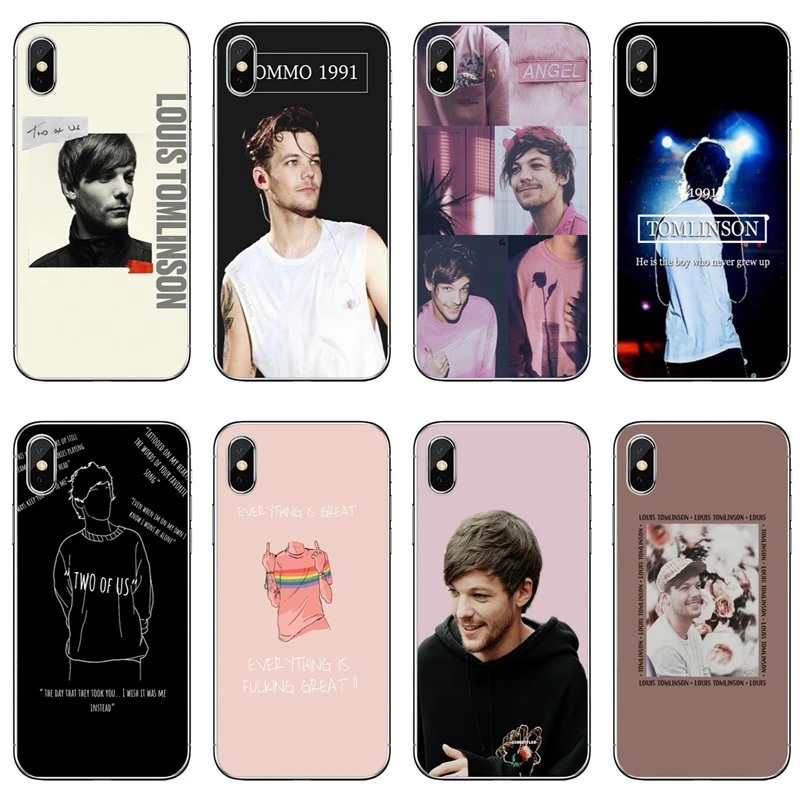 

One Direction Louis Tomlinson For Xiaomi Redmi S2 5 plus 6 4 Pro 6A 4A 4x Note 6 5 5A 4 3 Pro Pocophone F1 case Soft phone cases