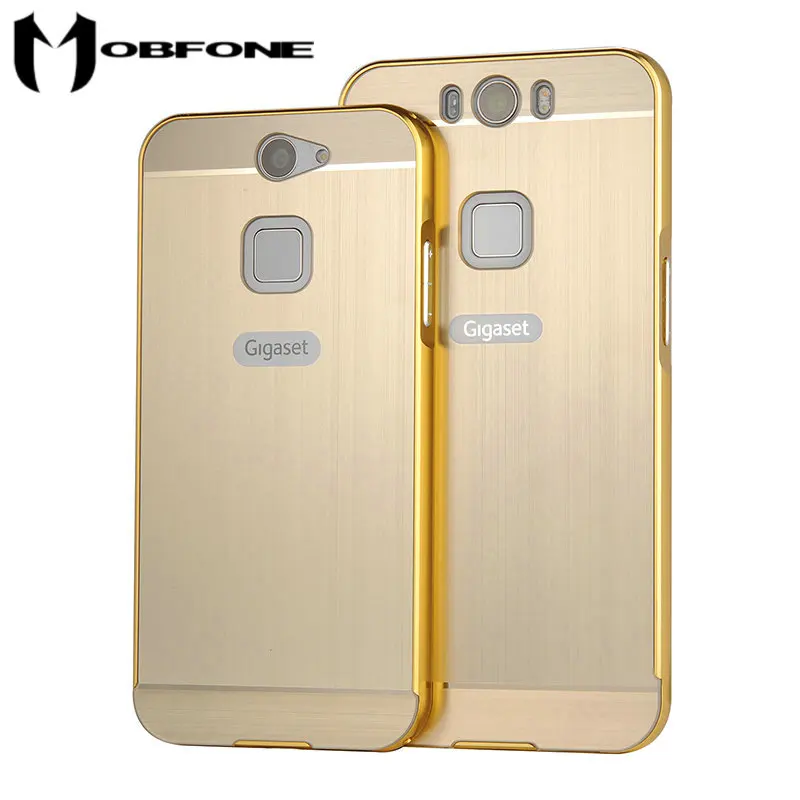 

Luxury Ultra Thin Slim Brushed aluminum Metal Frame Case For Gigaset ME Pure (5.0") /Gigaset ME Pro (5.5") Phone Case LeK2
