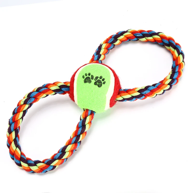 Dogs-Toys-For-Pet-s-Teeth-Cleaning-Tennis-Ball-Toys-Braided-Knot-For-Small-Medium-Dogs