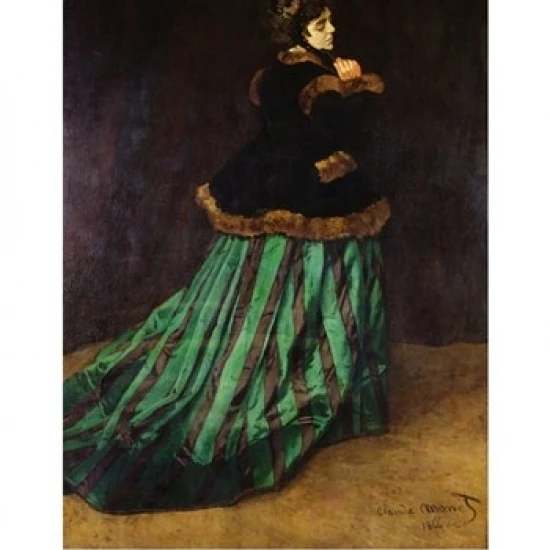 Camille ou La Femme dans la Robe Verte 1866 Affiche Imprimer par Claude  Monet (18x24) | AliExpress