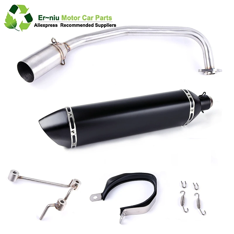 

PCX150 Motorcycle Slip on Exhaust Full System Pipe Muffler Modified Connect Front Pipe Link Whole Pipe For Honda PCX125 PCX150