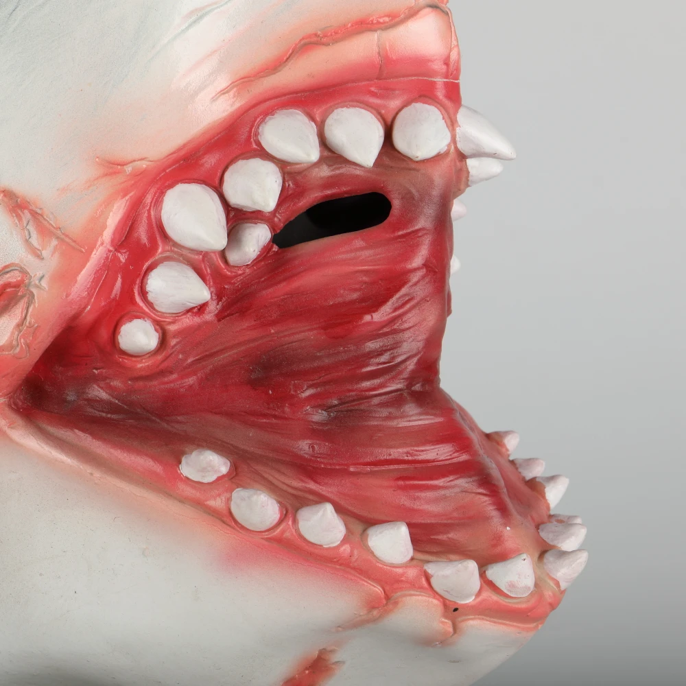 Latex Animal Mask Carnival Costume Accessory Novelty Halloween Party Head Mask Shark Fancy Dress Party Ocean Fish Cosplay Mask (10)
