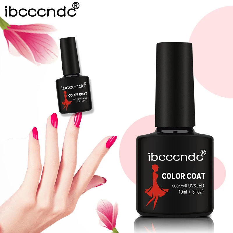 

Ibcccndc 10ML UV LED Soak-off Gel Nail Polish Nail Art Nail Gel Polish Semi Permanent Gel Varnishes Gel Lak 80 Colors 31-60